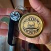 The Vintage Beard Company Sudden Death Strong Hold Mustache Wax and Death Grip Mustache Keychain Comb Set view 4