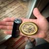 The Vintage Beard Company Death Grip Extra Strong Hold Mustache Wax and Death Grip Mustache Keychain Comb Set view 4