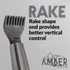 Amber Lash Eyelash Lift Perm Tool Eyelash Separator Stainless Steel Lash Lift Tool with Separation Comb Stick for Eyelash Extensions Supplies (Perm Rake) view 2