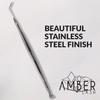 Amber Lash Eyelash Lift Perm Tool Eyelash Separator Stainless Steel Lash Lift Tool with Separation Comb Stick for Eyelash Extensions Supplies (Perm Rake) view 3