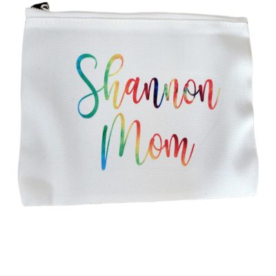 Custom Makeup Bag, Personalized Gift, Personalized Bridesmaid Gift, Floral Makeup Bag, Bridesmaid Gift, Bridal Party Gifts, Personalized Bag