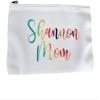 Custom Makeup Bag, Personalized Gift, Personalized Bridesmaid Gift, Floral Makeup Bag, Bridesmaid Gift, Bridal Party Gifts, Personalized Bag view 1