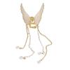 1PC Butterfly Tassel Hair Catch Clip Imitation Pearl Metal Hair Claw Clip Gold Hairpin Clip Hair Accessories Hair Clips for Styling Thick Hair Thin Hair Women view 1