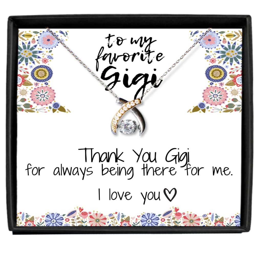 Gift for Gigi, Gigi Gifts for Grandma, Gigi Gifts from grandchildren, Necklace for Gigi, Mother's Day, Birthday