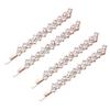 Beaupretty 2 Pairs Crystal Rhinestone Hair Clips, Decorative Hairpins for Bangs, Bridal Hair Accessories for Women Girls view 1