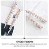 Beaupretty 2 Pairs Crystal Rhinestone Hair Clips, Decorative Hairpins for Bangs, Bridal Hair Accessories for Women Girls view 3
