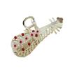 1PC Chinese Style Lute Flower Hair Barrette Ancient Style Catch Clip Imitation Pearl Hair Clip Large Alligator Hair Clips for Women (Coffee) view 1