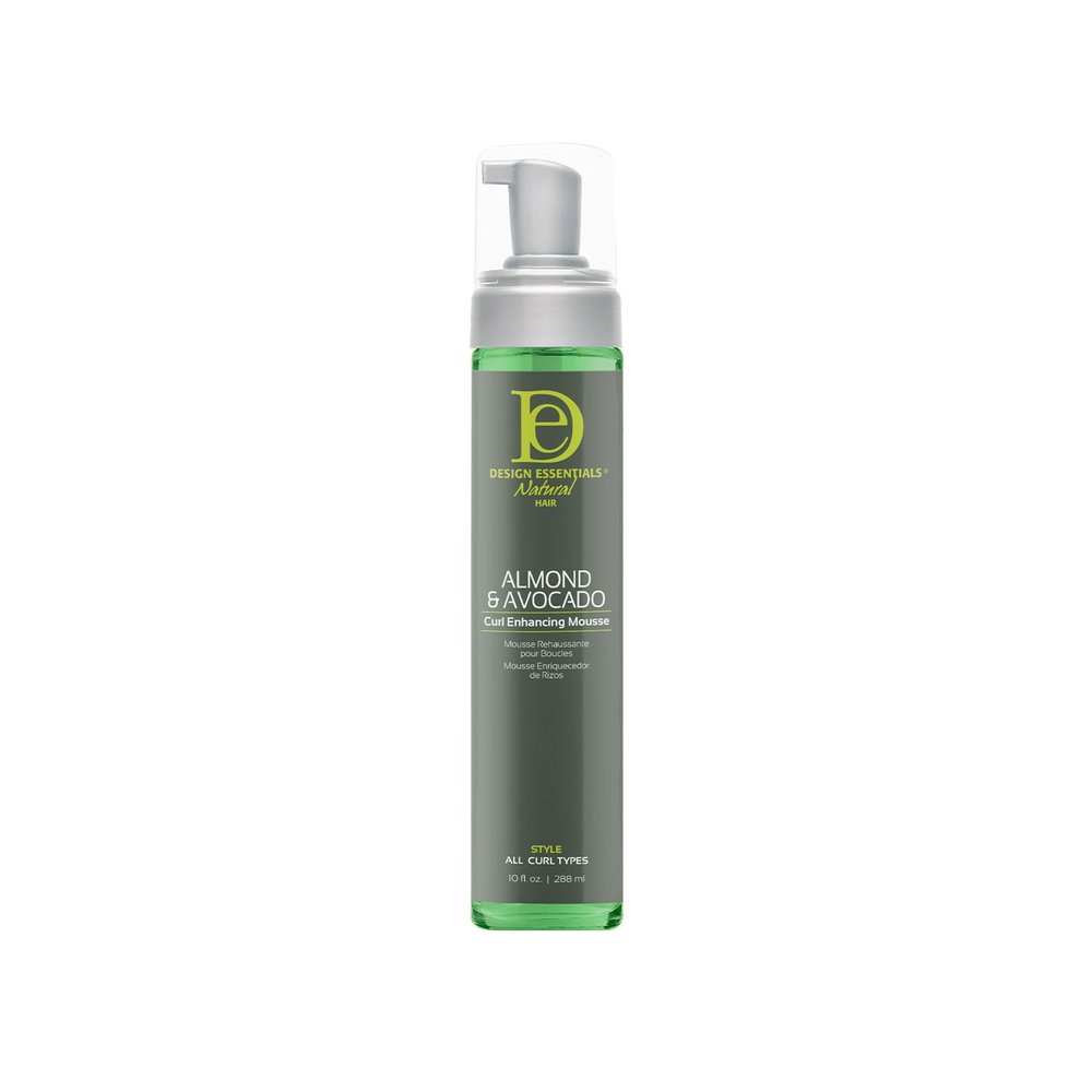 Design Essentials Almond and Avocado Curl Enhancing Hair Mousse for Curly Hair; 10 Oz (Pack of 1)