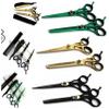 6.5 Inches Barber Scissors and Thinners - Extra Long Lasting High Grade Steel - J420 Class - All Hair Type Shears (Green Scissors) view 1
