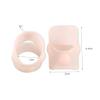 Ingrown Toenail Tool Kit, Stainless Steel Ingrown Toenail Corrector and 4 Pairs Elastic Silicone Ingrown Toenail Corrector Sleeves, Ingrown Toenail Treatment Lifter Big Toe Sleeves for Nail Healthy view 2