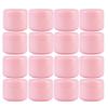 30ml Round Plastic Pink Cream Jars with Lids Travel Storage Makeup Face Cream Lotion Scrubs Creams and DIY (Pack of 30), Yellow,Pink view 1