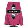 Custom Waterproof Barber Cape Hairdresser Cape, Add Your Photo Text Personalized Red Barber Shop Salon Cape for Men, Customized Hair Cutting Cape for Home Salon Barbershop view 1