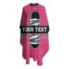 Custom Waterproof Barber Cape Hairdresser Cape, Add Your Photo Text Personalized Red Barber Shop Salon Cape for Men, Customized Hair Cutting Cape for Home Salon Barbershop view 3