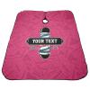 Custom Waterproof Barber Cape Hairdresser Cape, Add Your Photo Text Personalized Red Barber Shop Salon Cape for Men, Customized Hair Cutting Cape for Home Salon Barbershop view 4