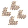 FOMIYES 4pcs Loving Heart Nail Art Decorations Sparkling Fingernail Accessories for Women Creative Manicure Tools Heart-Shaped Nail Gems and Charms view 1