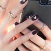 FOMIYES 4pcs Loving Heart Nail Art Decorations Sparkling Fingernail Accessories for Women Creative Manicure Tools Heart-Shaped Nail Gems and Charms view 3