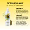 GROWTH BOMB Supercharge Serum - Anti Frizz Hair Serum, Leave in Hair Care for Curly, Wavy, Dry, Frizzy Strands, Silky Smooth Hydration & Shine for Split Ends, Treatment for Women & Men - 185 mL view 3