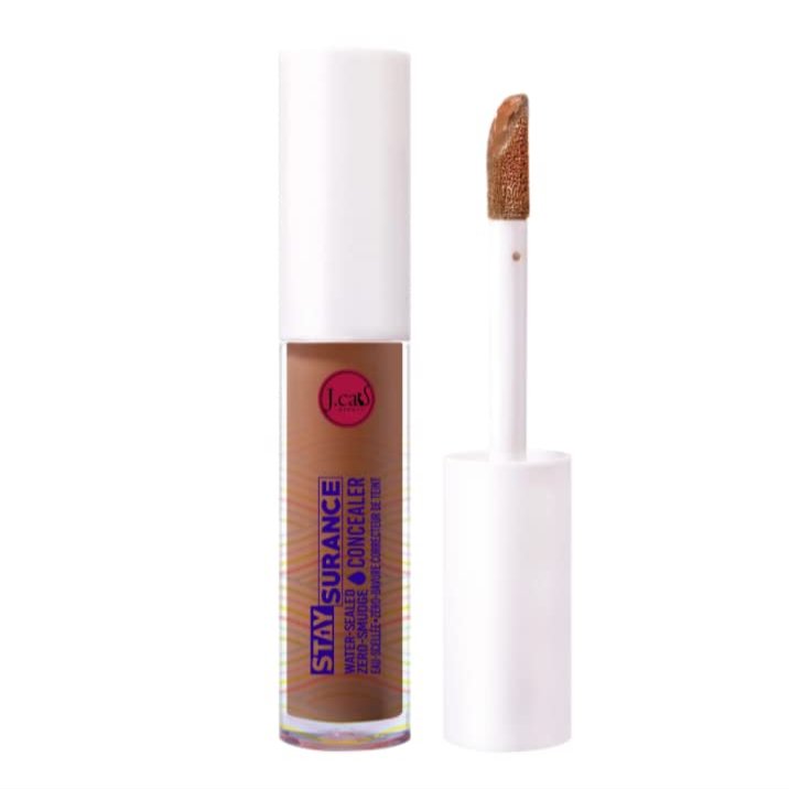 Concealer J. Cat Beauty Stay surance Water-Sealed Zero-Smudge Concealer Water Proof Delivers Buildable Coverage Without Any Creasing Or Caking 4.8ml / 0.16 fl. oz. (112 Deep Autumn)
