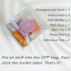 LIGHT RAIN Press on Nail Tool Kit for Salon 50 pcs - 2g Nail Glue, Adhesive Tabs, Mini Nail Buffer, Mini Nail File, Orangewood Sticks, Prep Pad, Detailed Instructions Card, OPP bag, Sticker view 4