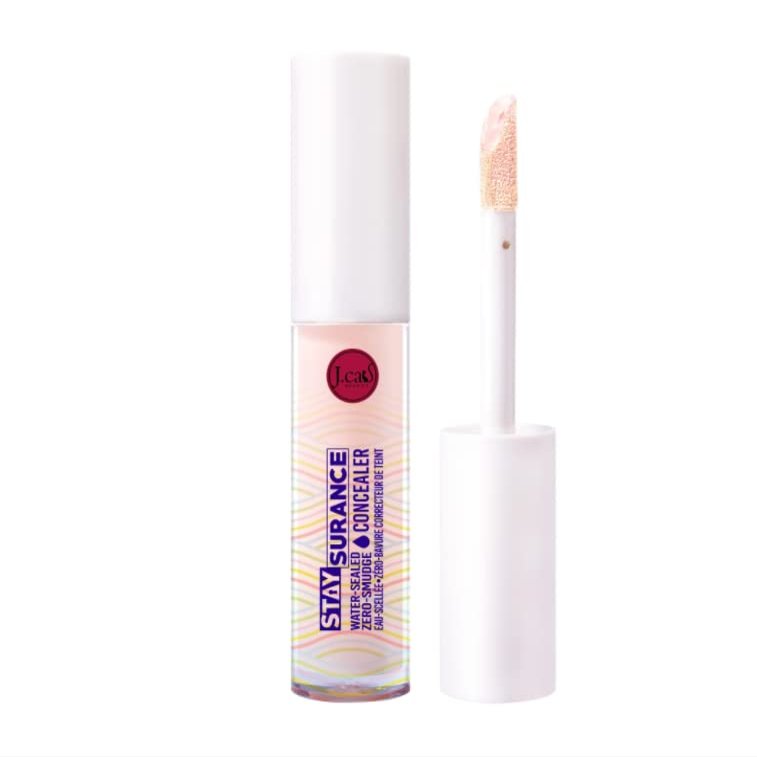 Concealer J. Cat Beauty Stay surance Water-Sealed Zero-Smudge Concealer Water Proof Delivers Buildable Coverage Without Any Creasing Or Caking 4.8ml / 0.16 fl. oz. (104 Soft Cream)