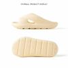 GHYUB Flip Flop Slippers WomenQuick Drying House Slides Spa Massage EVA Thick Cushion Sandals Shower Bath Pool Gym Indoor & Outdoor (Color : White, Size : EUR40-41) view 3