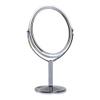 360  Rotation Makeup Mirrors Double-Sided Mirror with 2 Magnifying Glass Portable Vanity Mirror Desktop Grooming Cosmetic Mirror (Size : Oval) view 1