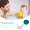 SOLUSTRE Bath Brush Soft Silicone Boys and Girls Bath Scrubber for Multi-Functional Massage Features for Newborns and Toddlers Green view 3