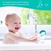 SOLUSTRE Bath Brush Soft Silicone Boys and Girls Bath Scrubber for Multi-Functional Massage Features for Newborns and Toddlers Green view 4