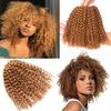 10 Inch Short Passion Twist Hair 8 Bundles Marlybob Crochet Hair Kinky Curly Crochet Hair for Black Women (8Bundles10 Inch, 27#) view 1