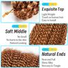 10 Inch Short Passion Twist Hair 8 Bundles Marlybob Crochet Hair Kinky Curly Crochet Hair for Black Women (8Bundles10 Inch, 27#) view 3