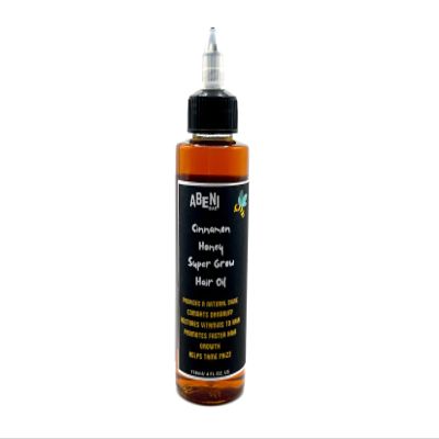 AbeniBae Cinnamon Honey Super Grow Hair Oil (4 oz), 4 Ounce