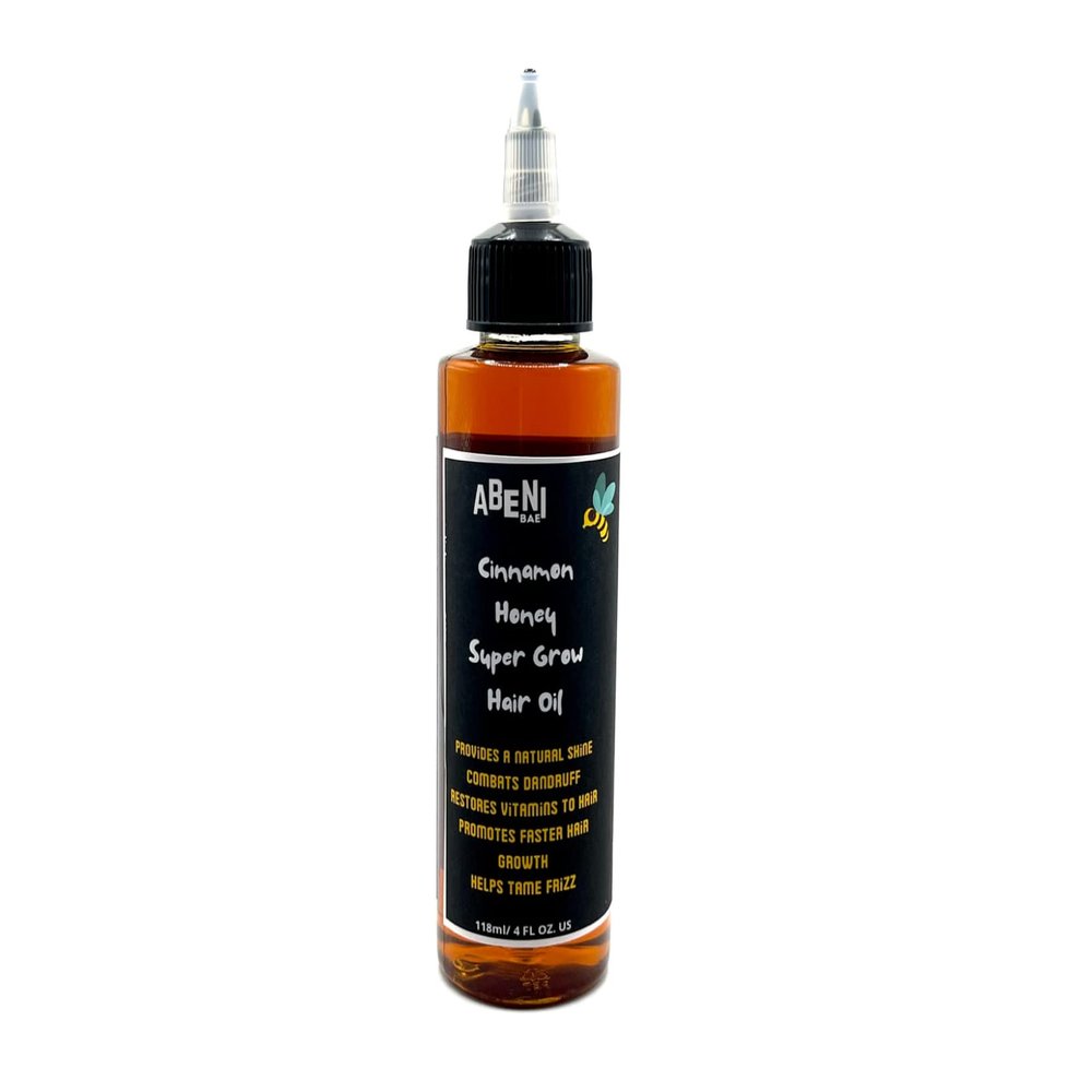 AbeniBae Cinnamon Honey Super Grow Hair Oil (4 oz), 4 Ounce