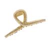1PC Large Metal Rhinestones Hair Claw Clips for Women 4.5 Inch Imitation Pearl Golden Hair Claw Clips Strong Hairpins Hair Crab Claws view 1
