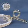 1PC Women Lady Large Sunflower Metal Hair Claw Clips Daisy Hair Claw Clips Rhinestone Hair Jaw Clips Hair Catch Barrette Hair Accessories view 4