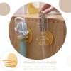 SOLUSTRE Makeup Sponges 4pcs Makeup Sponge Blender Holder Wall- mounted Beauty Sponge Rack Make- up Face Sponges Container Makeup Puff Holder for Bedroom Bathroom Shop Blender Sponge view 3