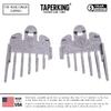 Taper King Clipper Guide Combs - Fool Proof Tapers & Fades at Home! Granite (#0 to #3) - Compatible with Wahl/Conair Clippers! view 2