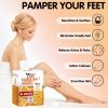 nbc BeautiLab Pedicure Foot Soak, Foot Spa Soak, Pedicure Kit, Bubble Foot Bath for Tired & Dry Cracked Feet, Athletes Feet, Odor Foot and Softens Calluses, Foot Soak 16 Packs A Box, Orange view 4
