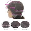 GIESWY Straight Lace Front Wigs Human Hair 13x4 HD Transparent Lace Front Wigs Pre Plucked with Baby Hair 150% Density Brazilian Virgin Lace Frontal Wigs for Black Women Natural Color 22inch view 4