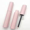 10ml Plastic Eyeliner Vials Bottle Multi-functional Eyelashes Container Empty Refillable Disposable Eyeliner Brush Applicator for DIY Eyelash Growth Oil, DIY Lip Makeup Travel, Pink Cover, Pack of 10 view 3