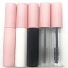 10ml Plastic Eyeliner Vials Bottle Multi-functional Eyelashes Container Empty Refillable Disposable Eyeliner Brush Applicator for DIY Eyelash Growth Oil, DIY Lip Makeup Travel, Pink Cover, Pack of 10 view 4