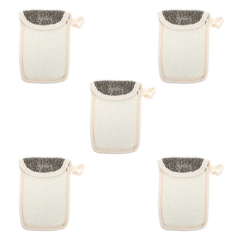 Beaupretty 5pcs Soap Net Pouches for Shower Multipurpose Foaming Bags for Handmade Soap Storage Rubbing Net for and Skin Exfoliation for Cleaning and Organizing