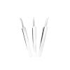 Professional Blackhead Remover Tools, 3pcs Stainless Steel Whitehead Pointed Tweezers Comedones Acne Precision Sharp Needle Kit Straight Bend Head Tweezer Facial Impurities Zit Removal view 1
