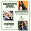 1B/Red Bundles Human Hair Body Wave  100% Unprocessed Brazilian Virgin Hair Extensions for Black Women, 3 bundles Body Wave T1B/Red 18,20,22inch view 4