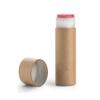 0.5 oz Brown Paperboard Push Up Lip Balm Tubes Containers with w/Rolled Edge Flush Fit Lids view 1