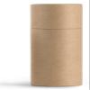 0.5 oz Brown Paperboard Push Up Lip Balm Tubes Containers with w/Rolled Edge Flush Fit Lids view 2