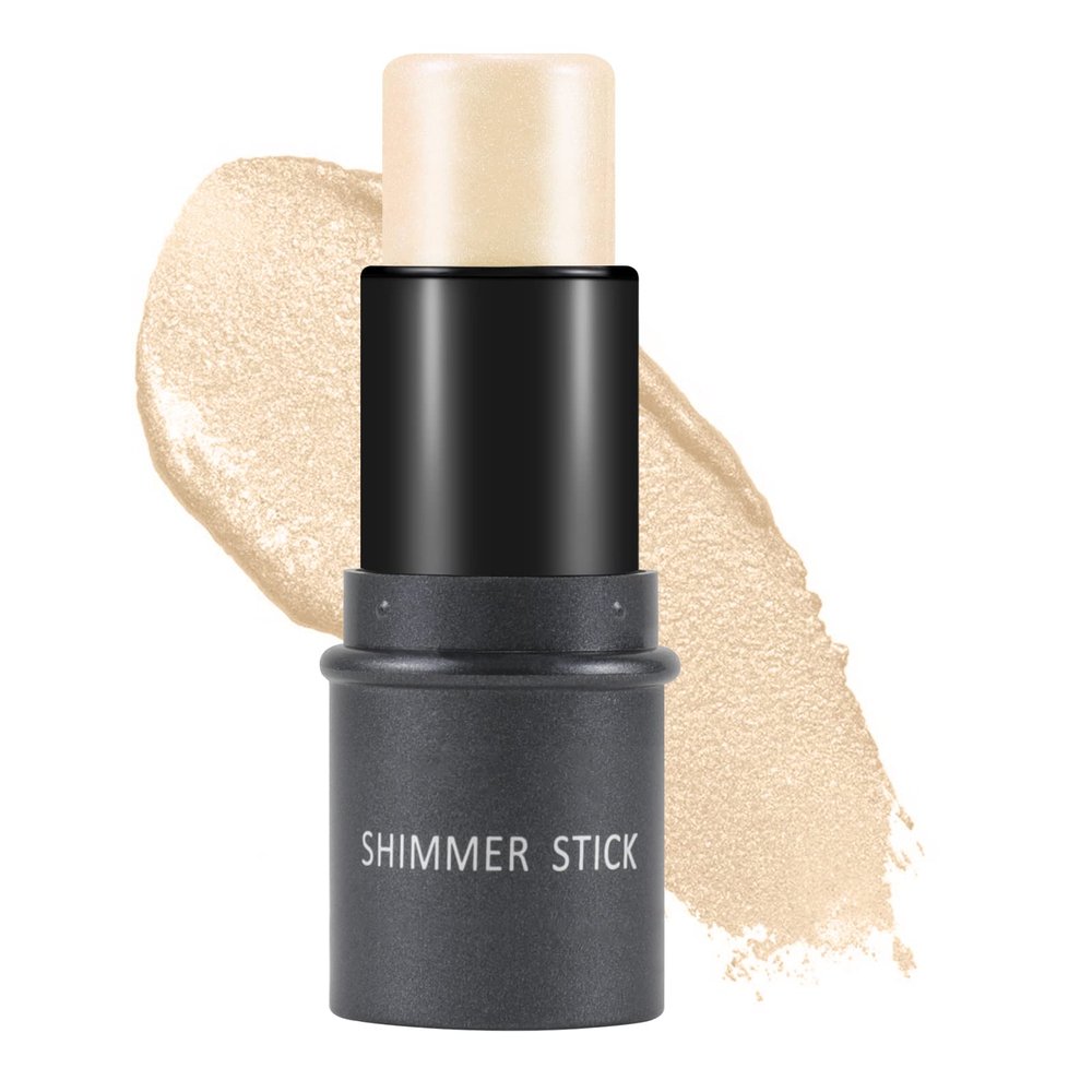 Boobeen Highlighter Makeup Stick Highlighter Bronzer Stick Glow Face Illuminator Highlight Contouring Sticks Waterproof Long-lasting