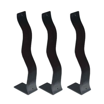 Cabilock 3PCS Acrylic Hair Clip Organizer Holder Hair Clip Display Stand Hair Accessories Organizer Professional Hair Clips Acrylic Hair Clip Storage Rack Hair Barrette Display Stand Organizer Black