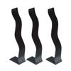 Cabilock 3PCS Acrylic Hair Clip Organizer Holder Hair Clip Display Stand Hair Accessories Organizer Professional Hair Clips Acrylic Hair Clip Storage Rack Hair Barrette Display Stand Organizer Black view 1