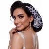 AMORARSI Crystal Wedding Hair Comb Bridal Hair Accessories Pearl and Rhinestone Bridal Side Combs for Women and Girls Silver view 2