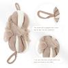 Beaupretty 2pcs Bath Flower Shower Scrubber Soft Exfoliating for Back Massage Tool Stripes view 2